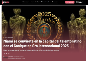 Two Miami Cacique de Oro Internacional